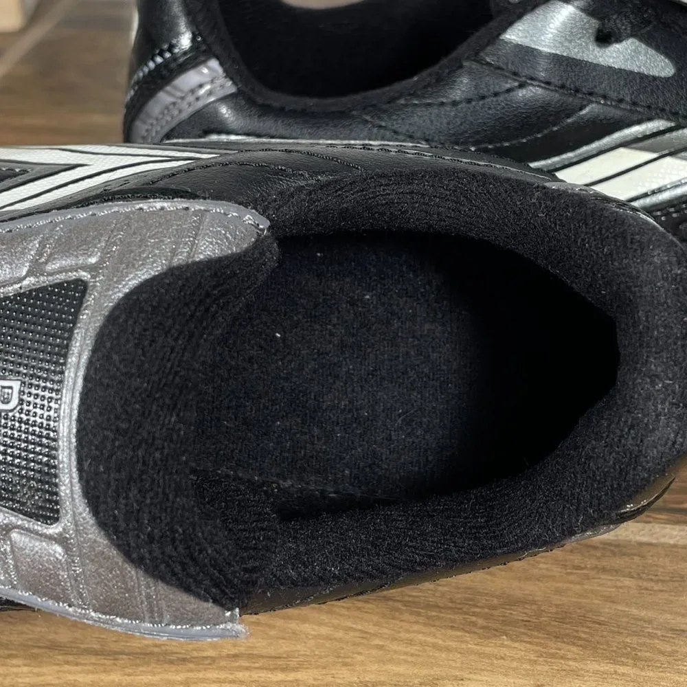Diadora Furia TF Jr Little Boys Sz 3 Shoes Black Soccer Futbol Turf Sneakers